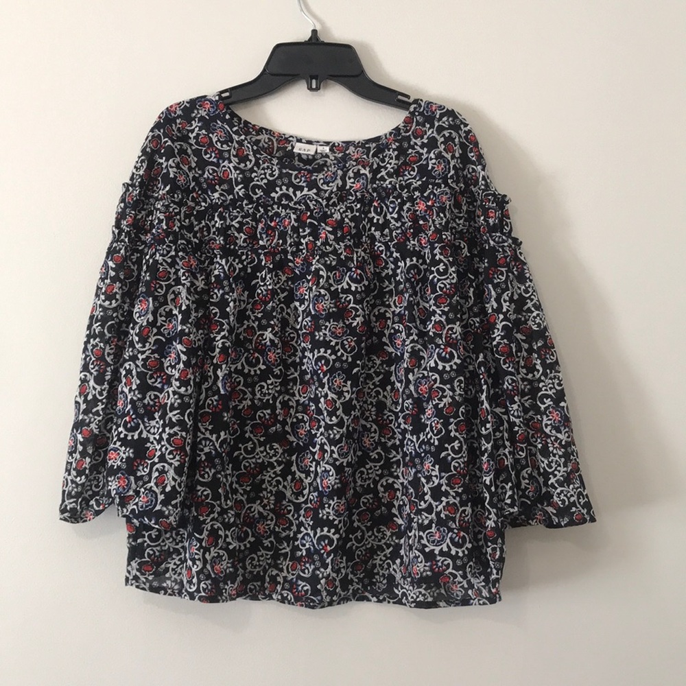 Flowy Floral/Paisley print Top
